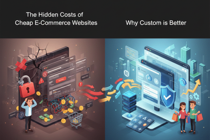 The Hidden Costs of Cheap E-Commerce Websites (And Why Custom is Better)